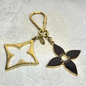 Louis Vuitton Puzzle Keychain/Bag Charm – Gold & Black - Stamped